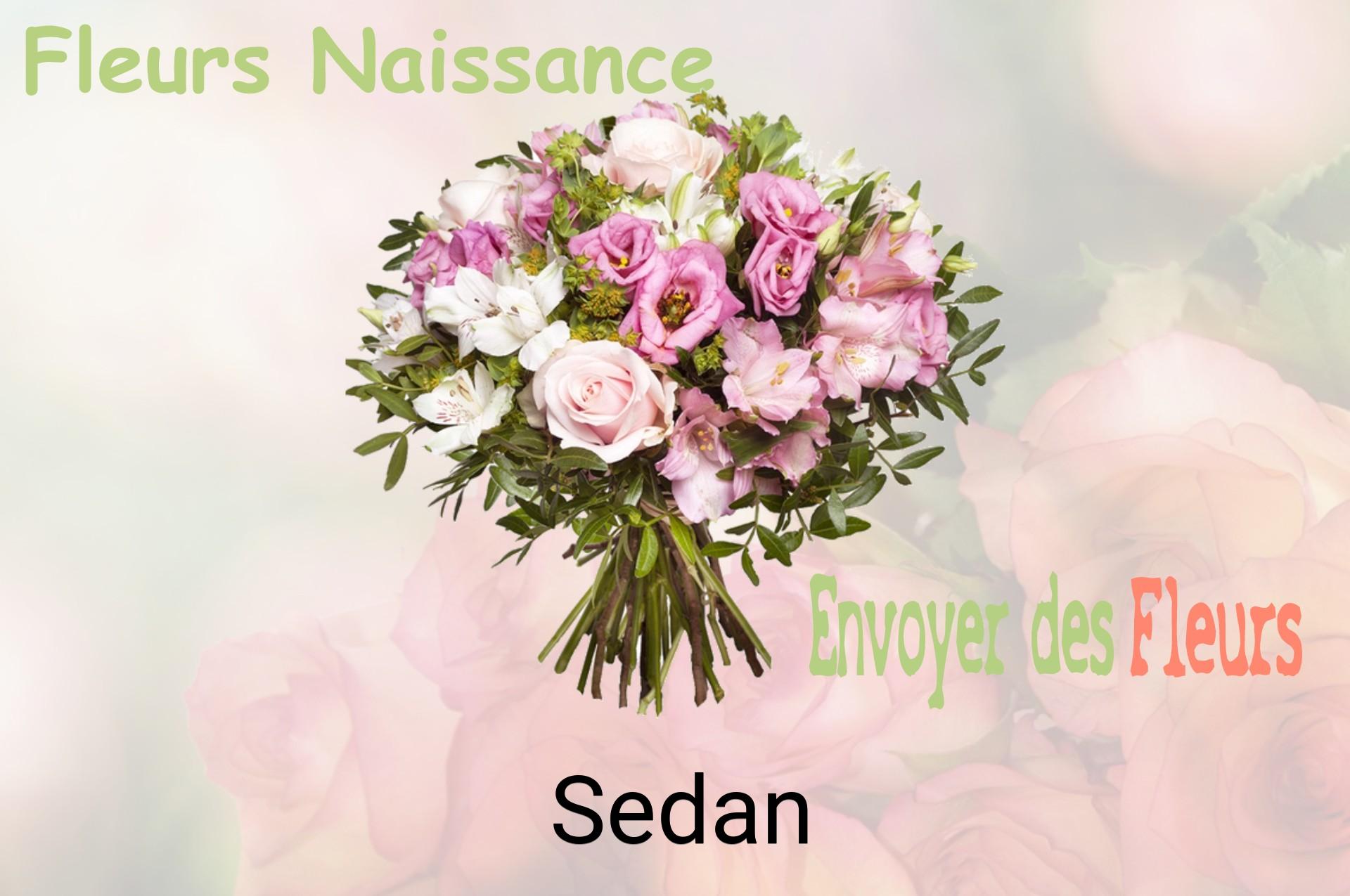 Bouquet de fleurs de naissance livré à Sedan